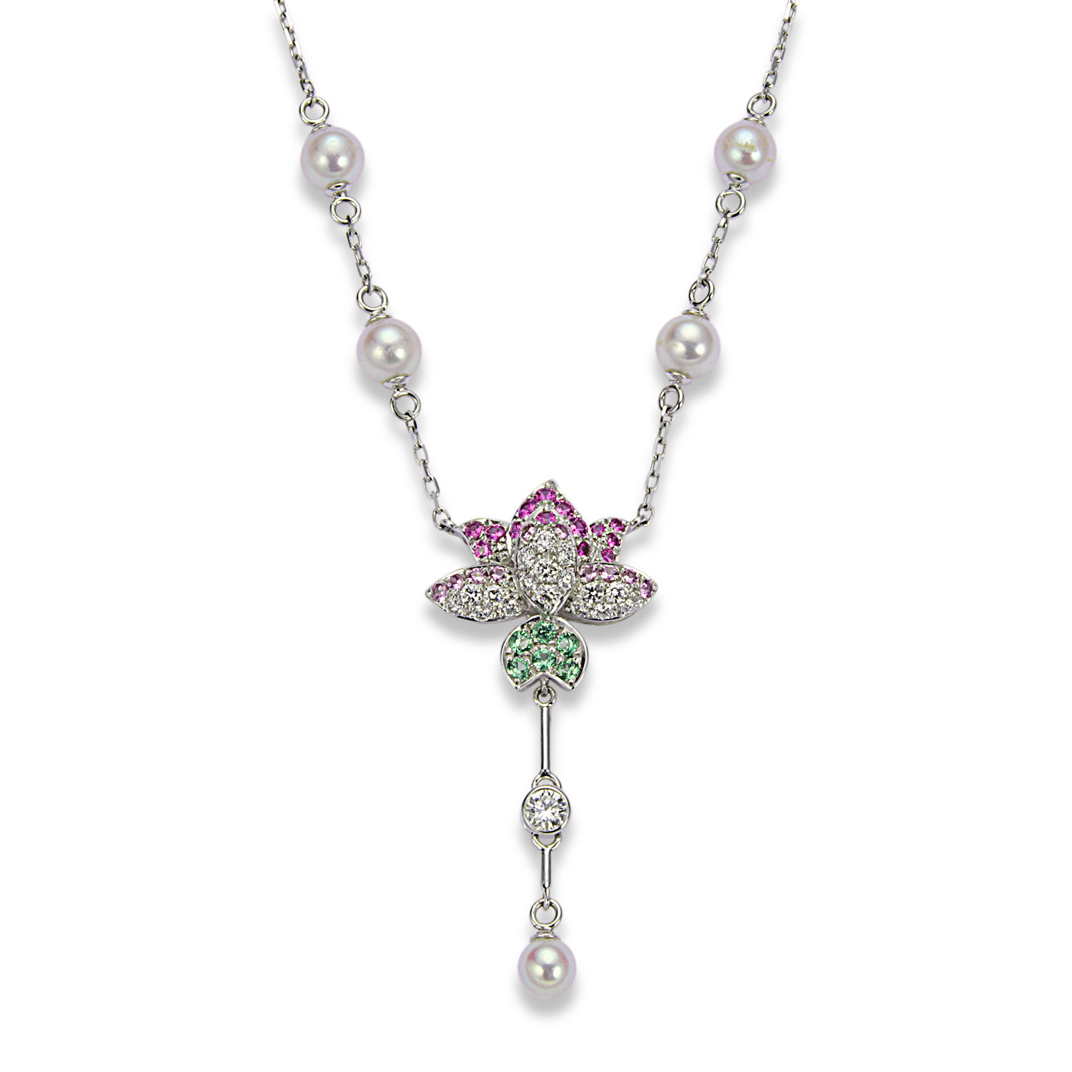 蓮の花ネックレス／Lotus flower necklace